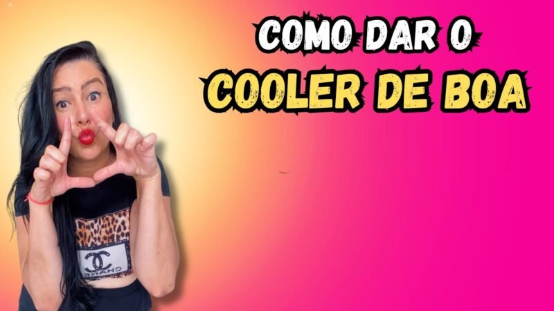 COMO DAR o cooler de boa